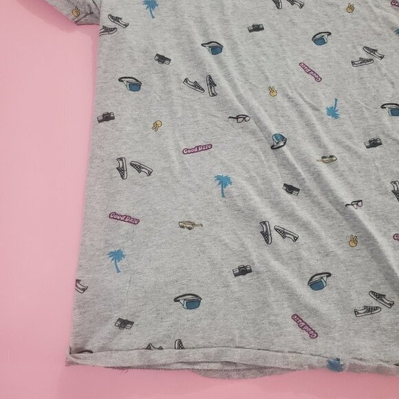 🌴 Aeropostale Summer Palm Tree Vans Peace Short Sleeve T-Shirt 🌴 - Picture 11 of 12